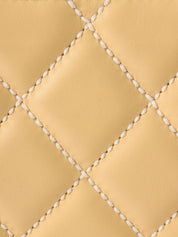 2004 Wild Stitch CC Turnlock Handbag, Cream