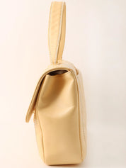 2004 Wild Stitch CC Turnlock Handbag, Cream