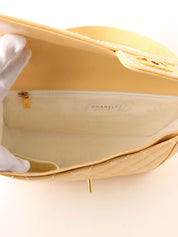 2004 Wild Stitch CC Turnlock Handbag, Cream