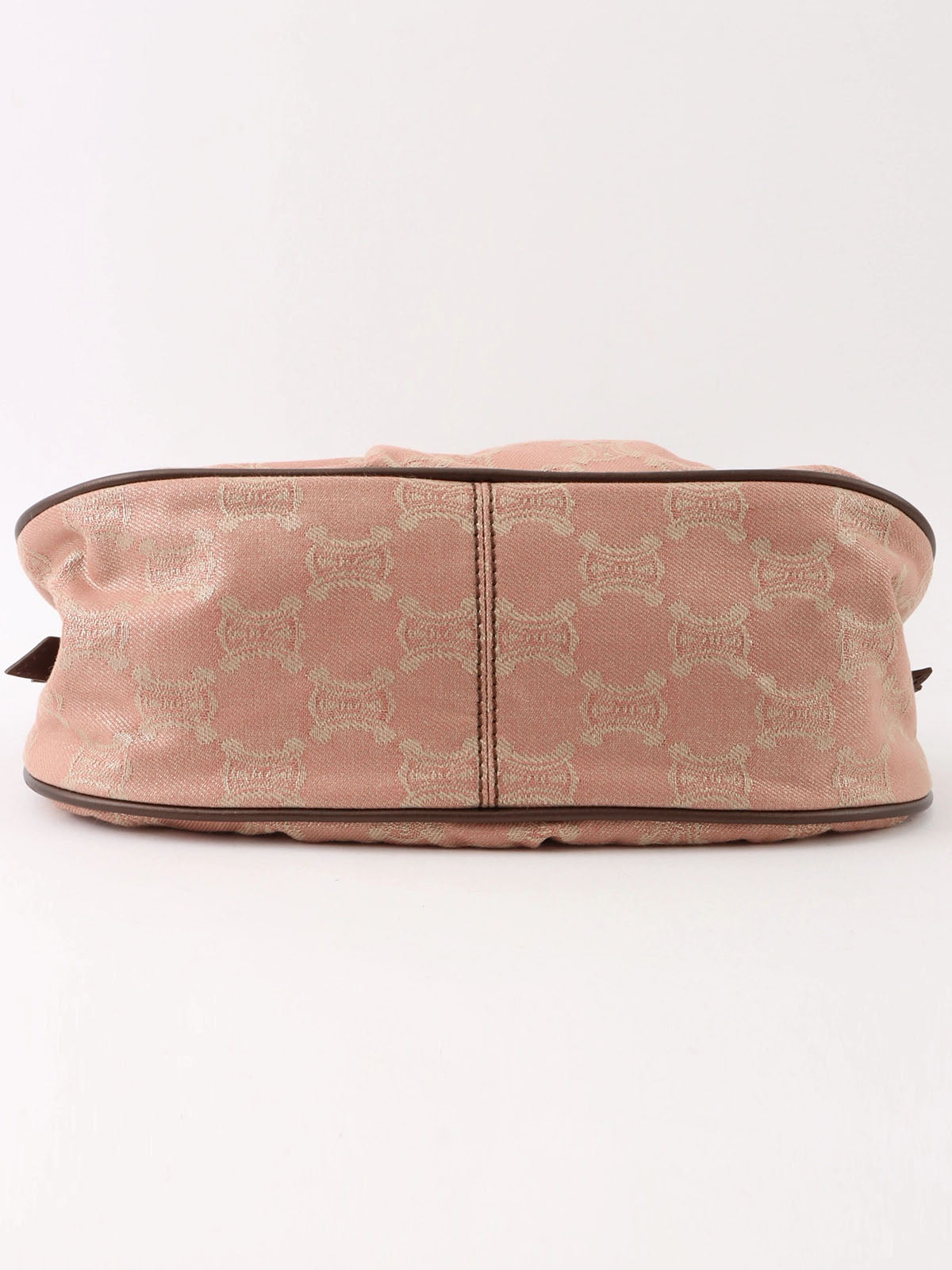 Paris Macadam Pattern Shoulder Bag in Pink/Brown