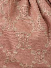 Paris Macadam Pattern Shoulder Bag in Pink/Brown