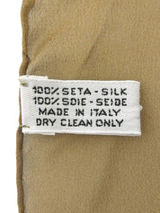 Khaki Chain Pattern Scarf