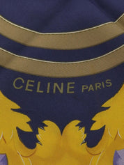 Jewelry Pattern Scarf Navy/Gold