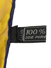 Jewelry Pattern Scarf Navy/Gold
