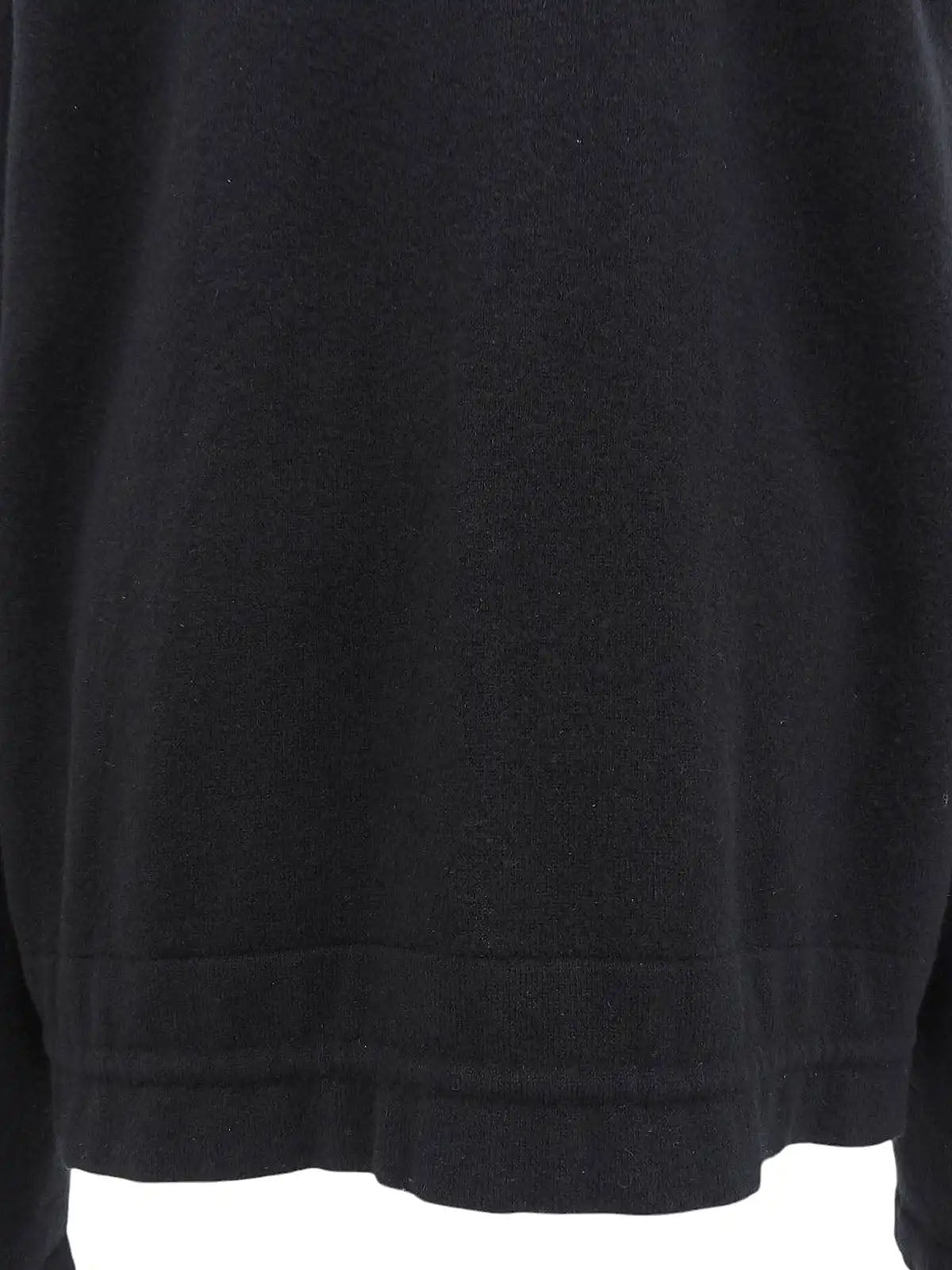 Cashmere CC Mark Zip-Up Cardigan in Black