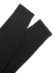Cashmere CC Mark Zip-Up Cardigan in Black