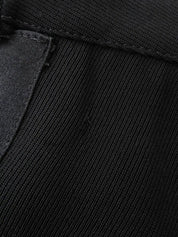 サイドロゴCCマークボタンパンツ　ブラック