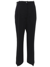 サイドロゴCCマークボタンパンツ　ブラック