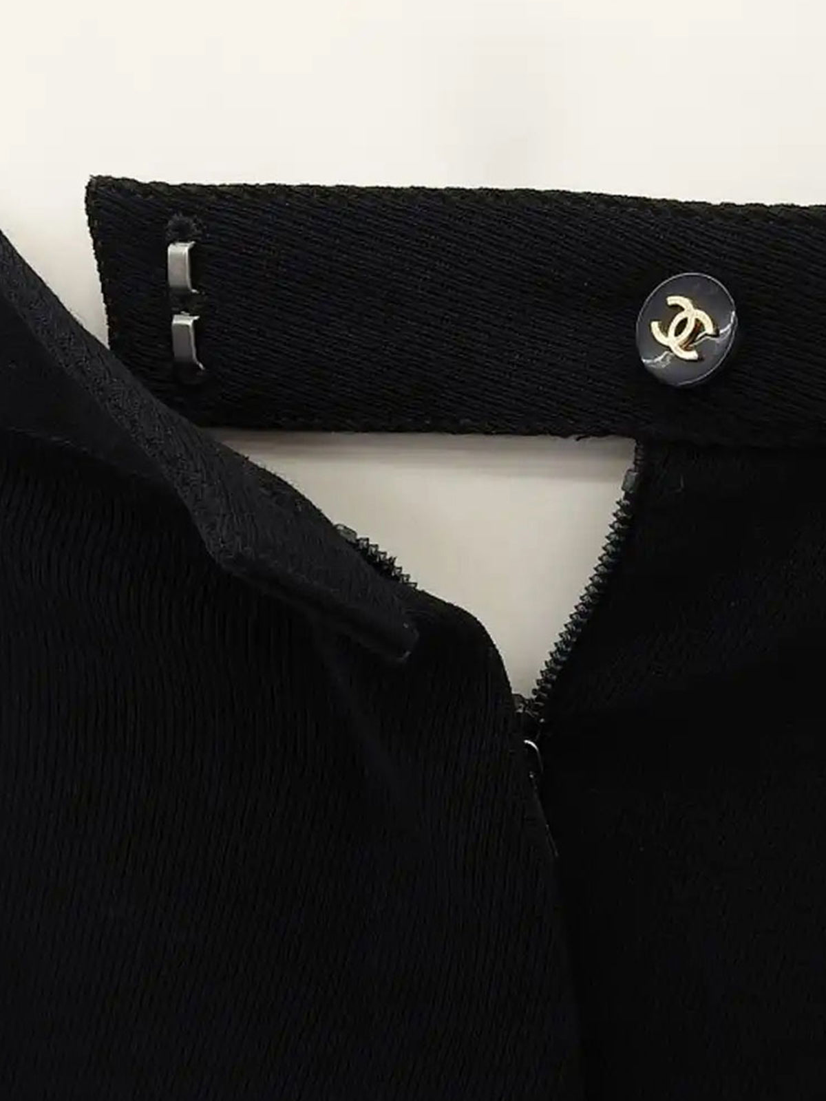 サイドロゴCCマークボタンパンツ　ブラック