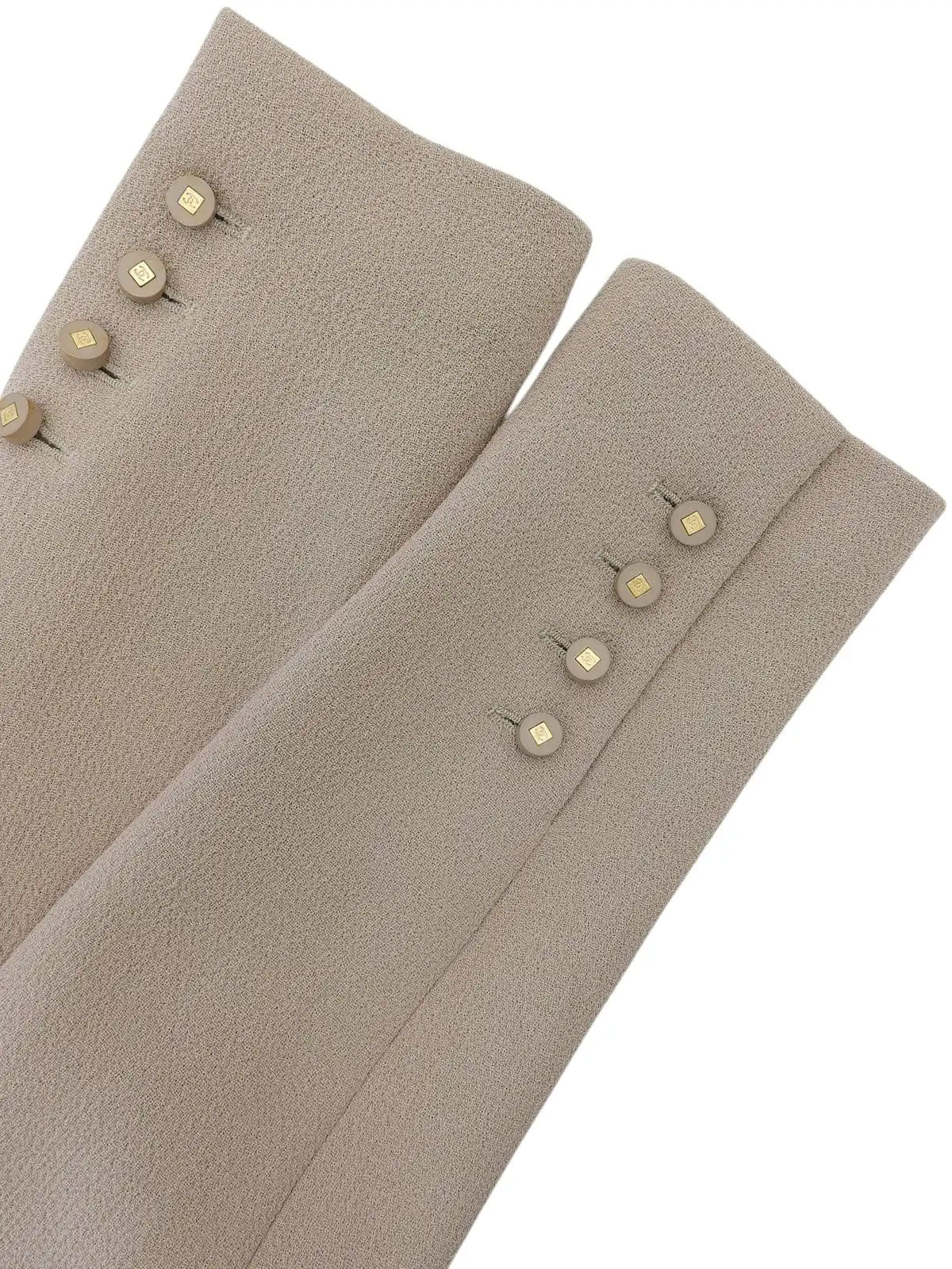 1996 CC mark button jacket, beige