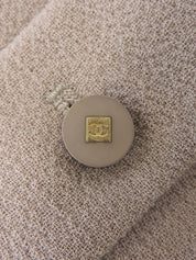 1996 CC mark button jacket, beige