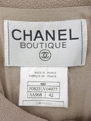 1996 CC mark button jacket, beige