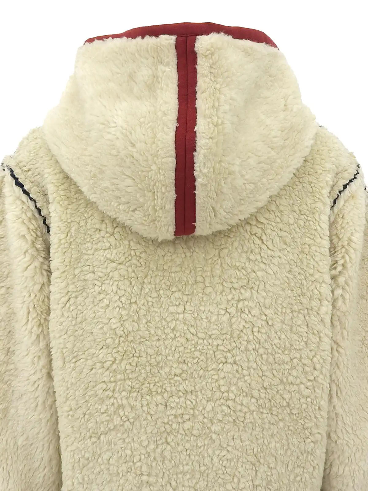 2008年製 スポーツラインCCマークジップボアブルゾン ベージュ/レッド