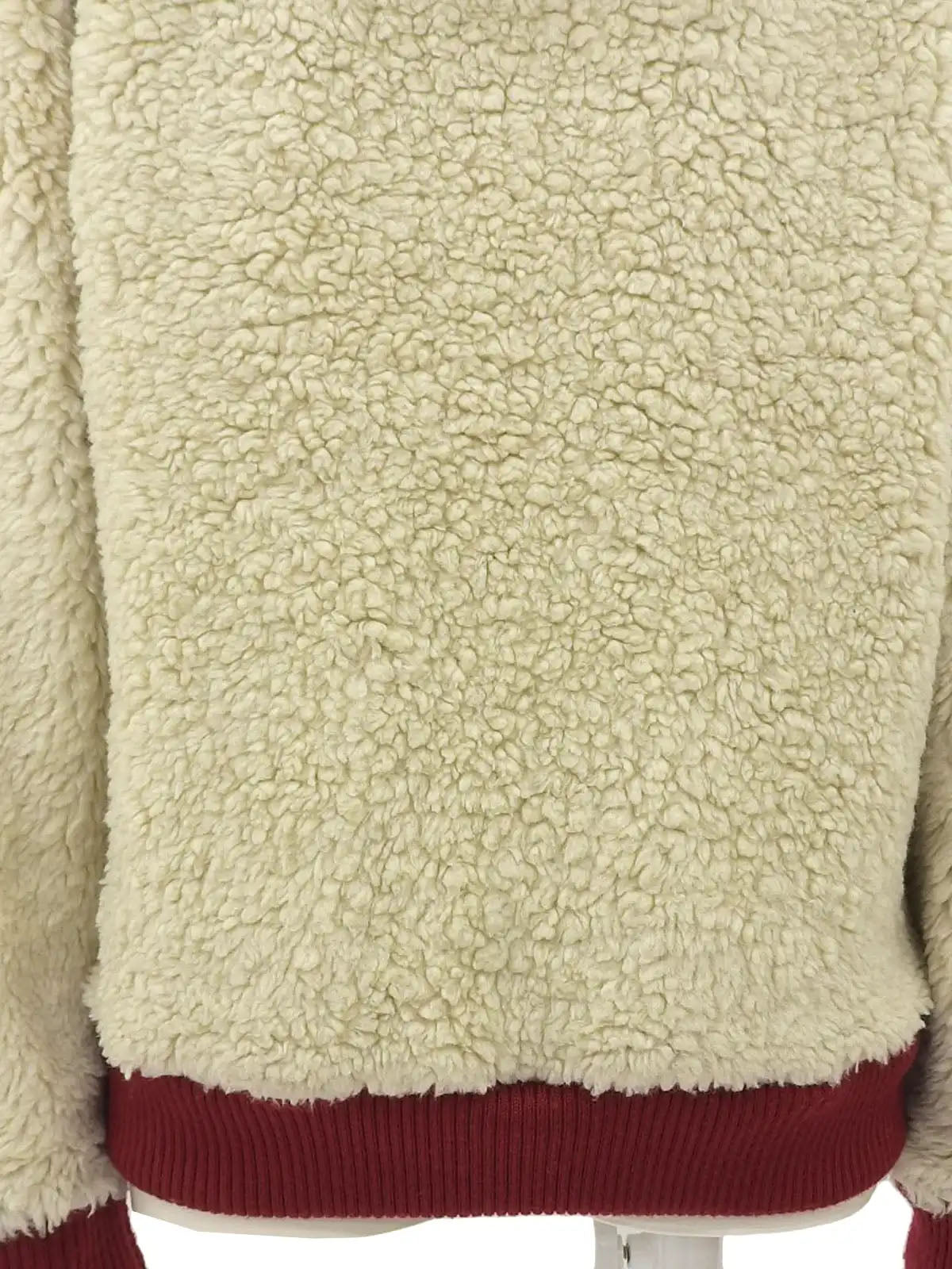 2008年製 スポーツラインCCマークジップボアブルゾン ベージュ/レッド