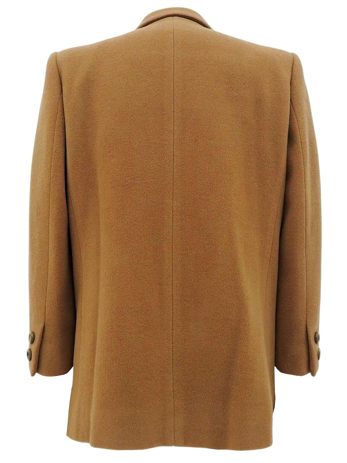 ウールダブルブレストジャケット　キャメル