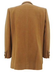 ウールダブルブレストジャケット　キャメル