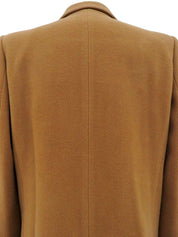 ウールダブルブレストジャケット　キャメル