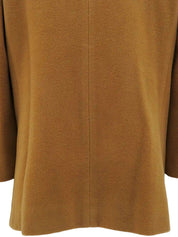 ウールダブルブレストジャケット　キャメル