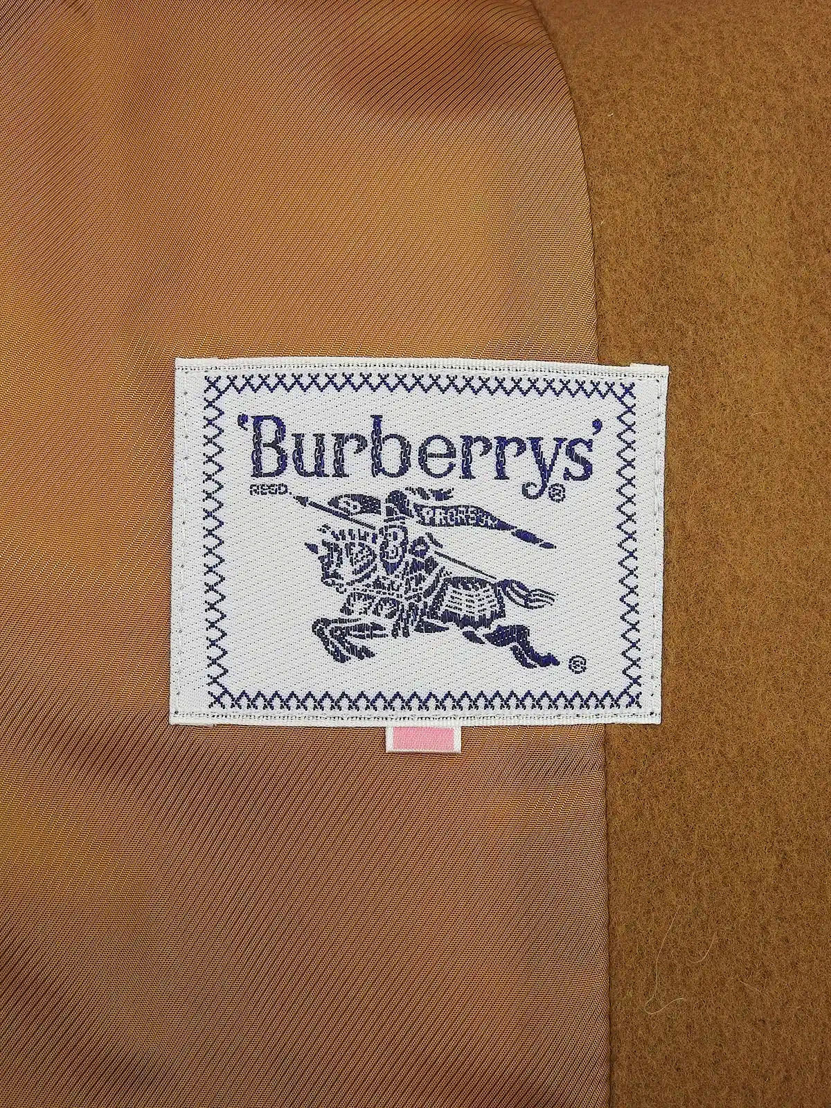 ウールダブルブレストジャケット　キャメル