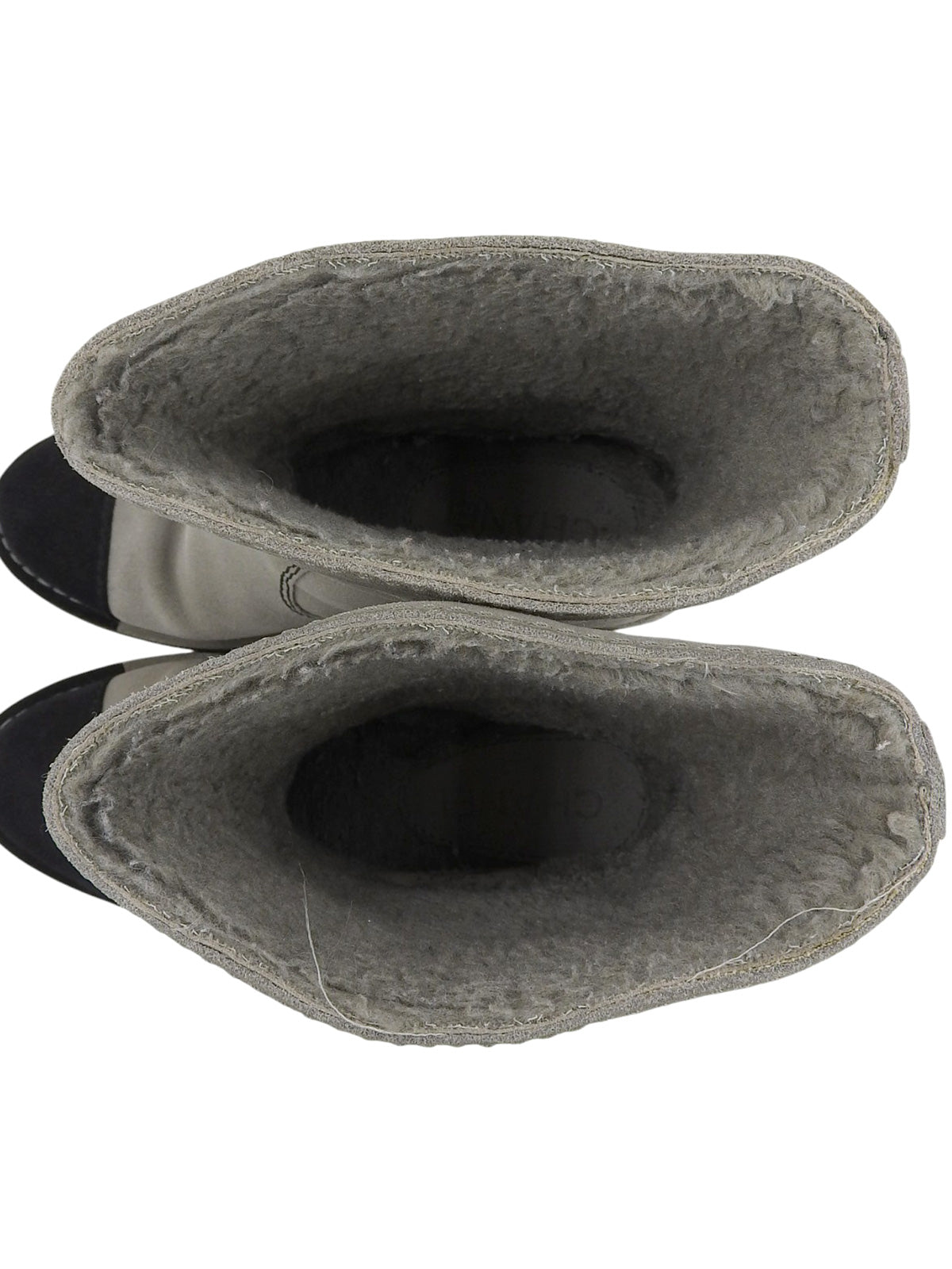 Suede Mouton CC Mark Boots Gray