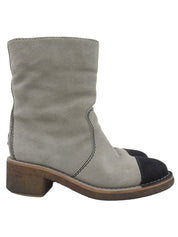 Suede Mouton CC Mark Boots Gray