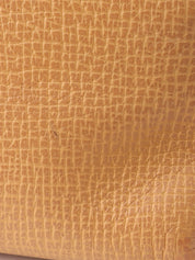 Logo embossed shoulder bag in beige
