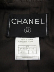 1998年製 チェックパターンCCマークボタンセットアップ ブラウン