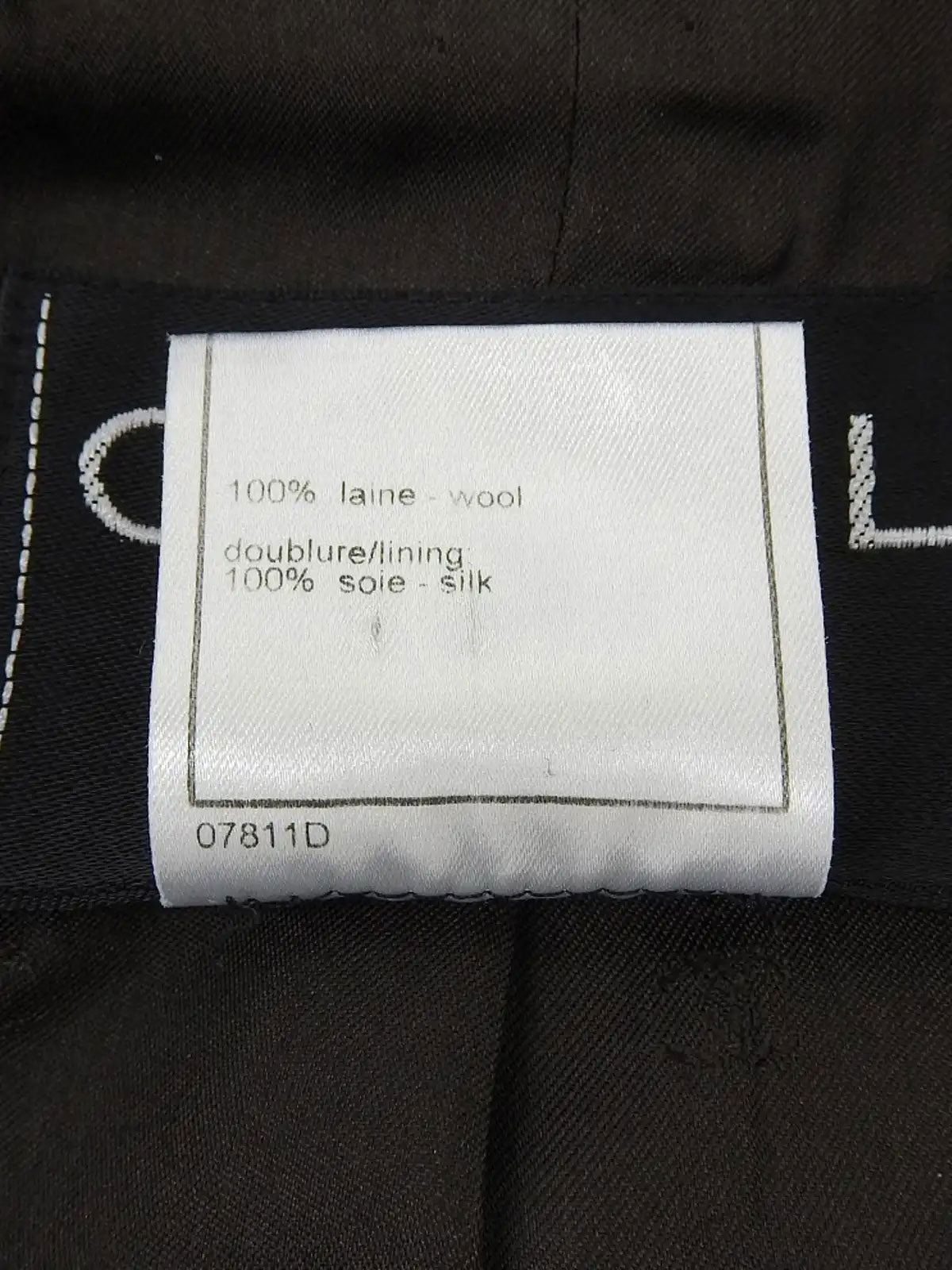 1998年製 チェックパターンCCマークボタンセットアップ ブラウン