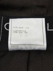 1998年製 チェックパターンCCマークボタンセットアップ ブラウン