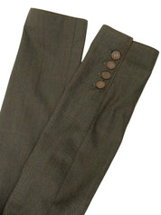 1998年製 チェックパターンCCマークボタンセットアップ ブラウン