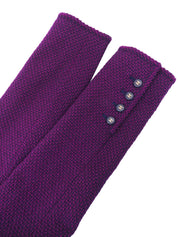 CCマークボタンツイードセットアップ　パープル