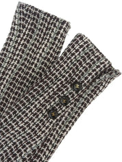 2001 Tweed CC Mark Button Jacket, Ivory/Brown