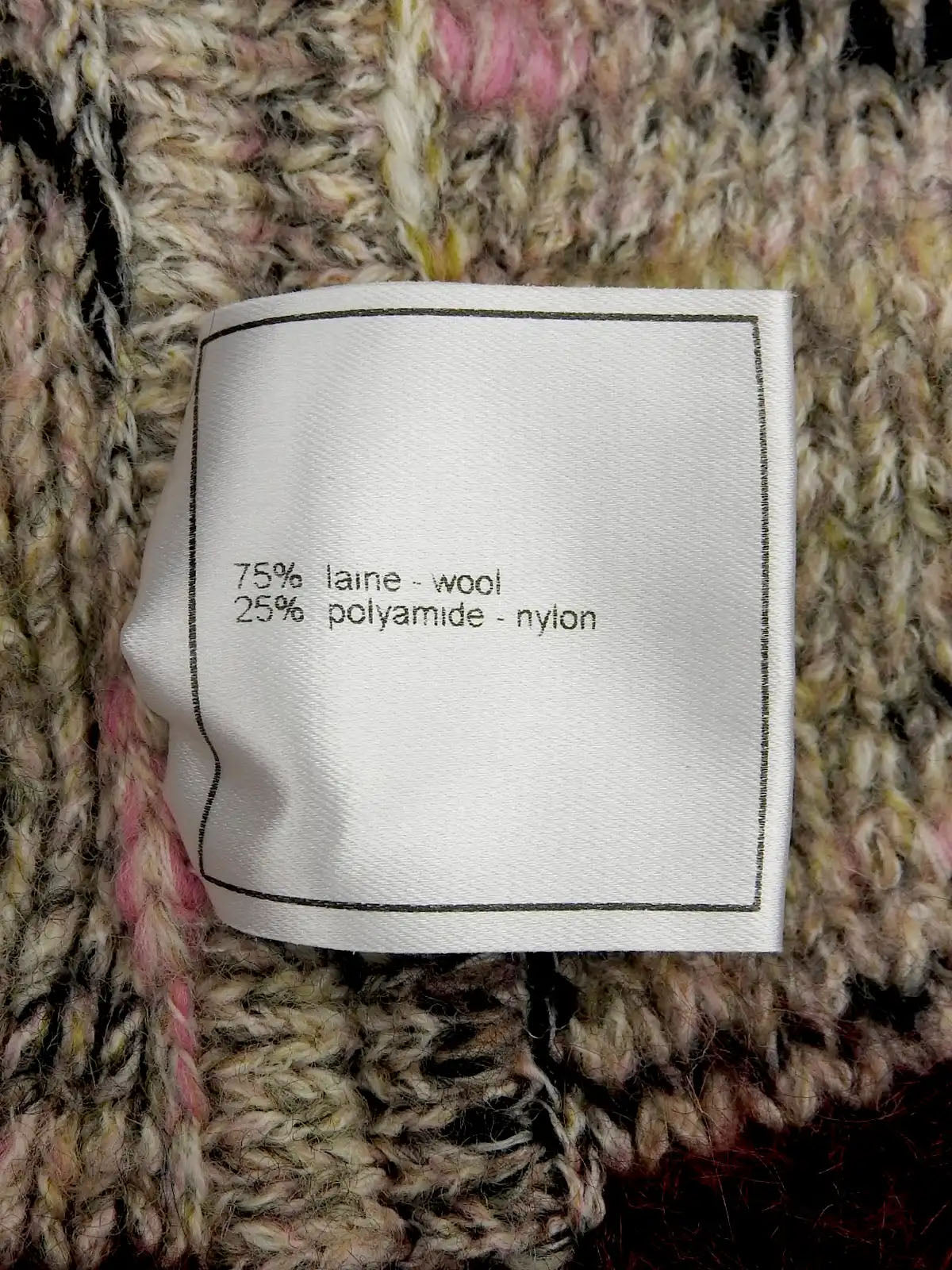 1999 Knit Logo Plate Sleeveless Set, Beige/Multi