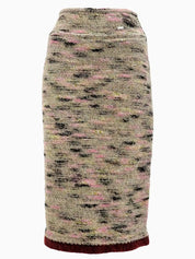 1999年製 ニットロゴプレートノースリーブセットアップ ベージュ/マルチ