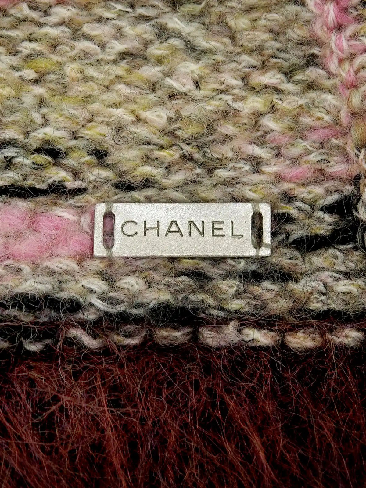 1999 Knit Logo Plate Sleeveless Set, Beige/Multi