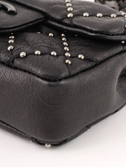 2014 Studded CC Turnlock Chain Bag Mini Black