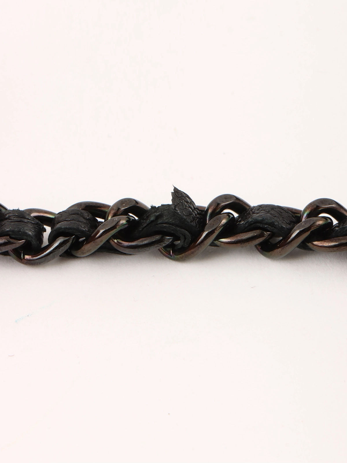 2014 Studded CC Turnlock Chain Bag Mini Black