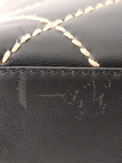 2001 Wild Stitch CC Plate Tote Bag, Black