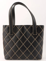2001 Wild Stitch CC Plate Tote Bag, Black