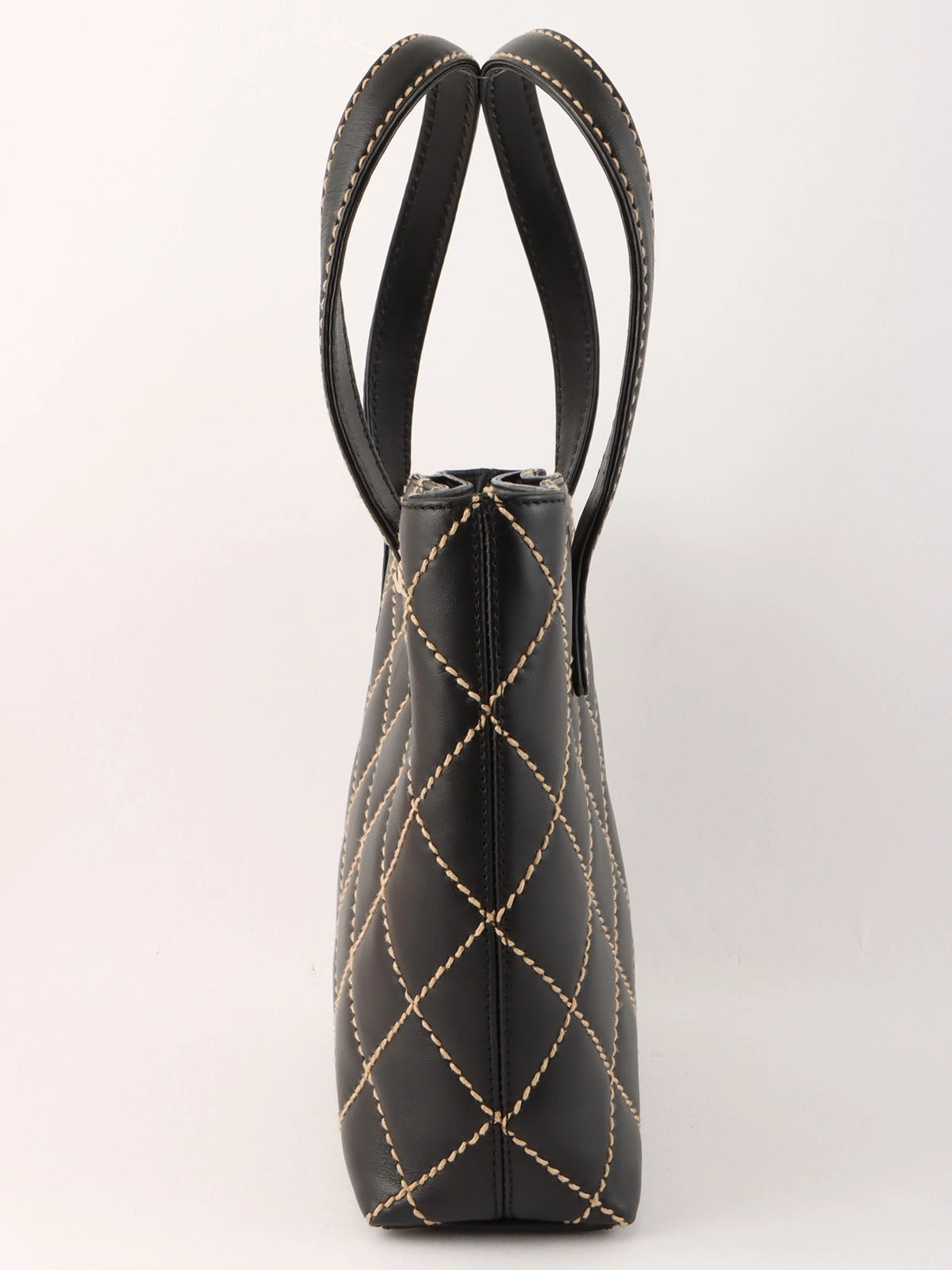 2001 Wild Stitch CC Plate Tote Bag, Black