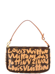 2001 Canvas Monogram Graffiti Pochette Accessoires Brown/Orange