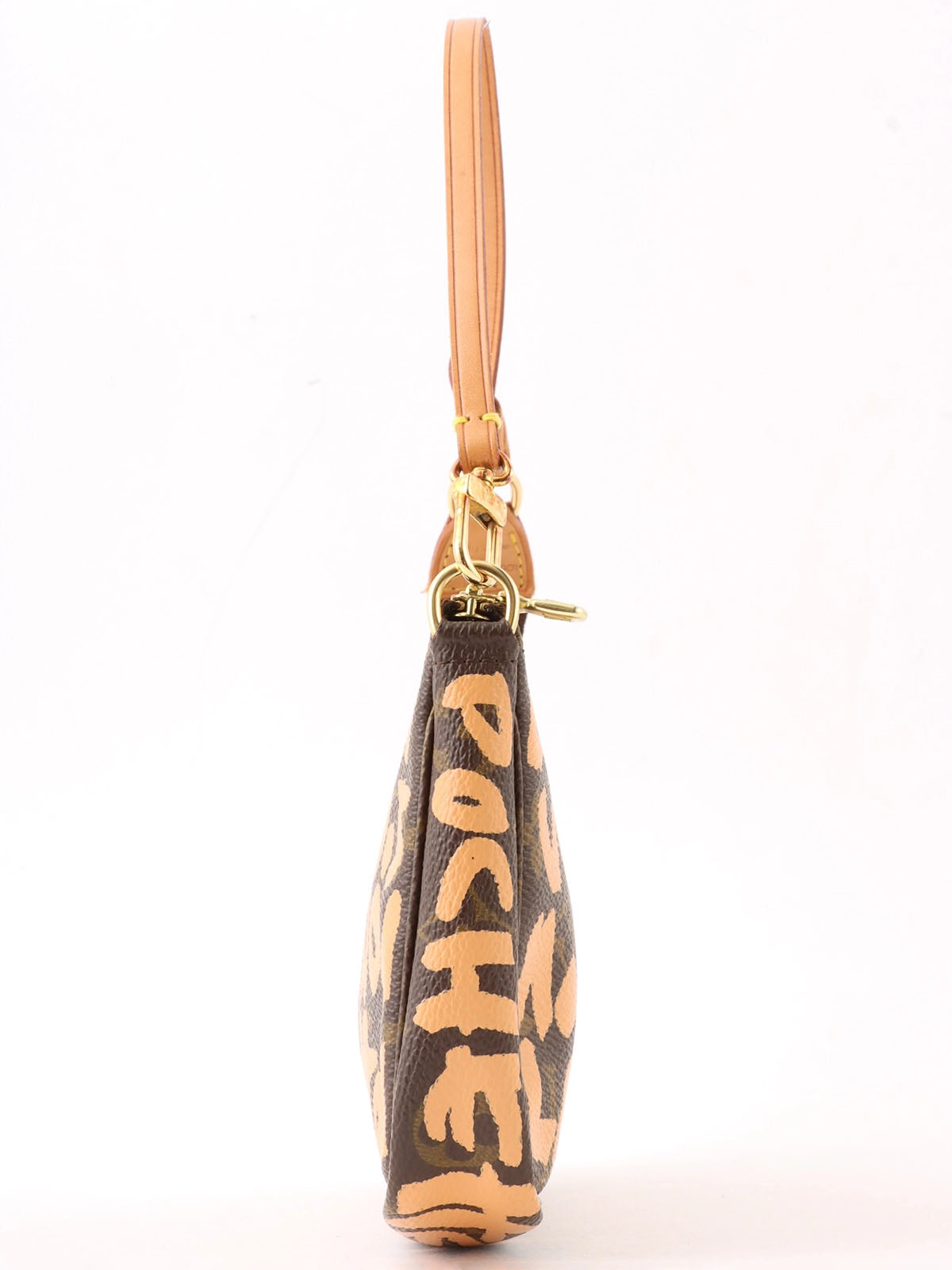 2001 Canvas Monogram Graffiti Pochette Accessoires Brown/Orange