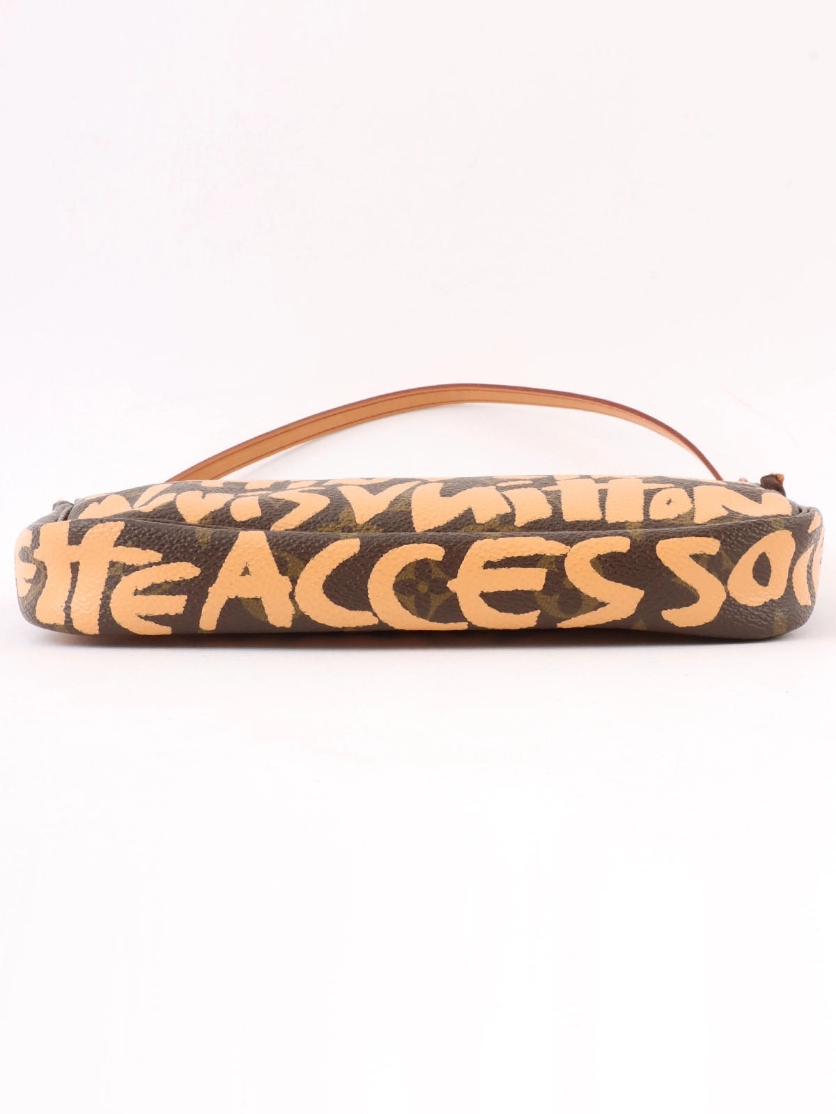 2001 Canvas Monogram Graffiti Pochette Accessoires Brown/Orange