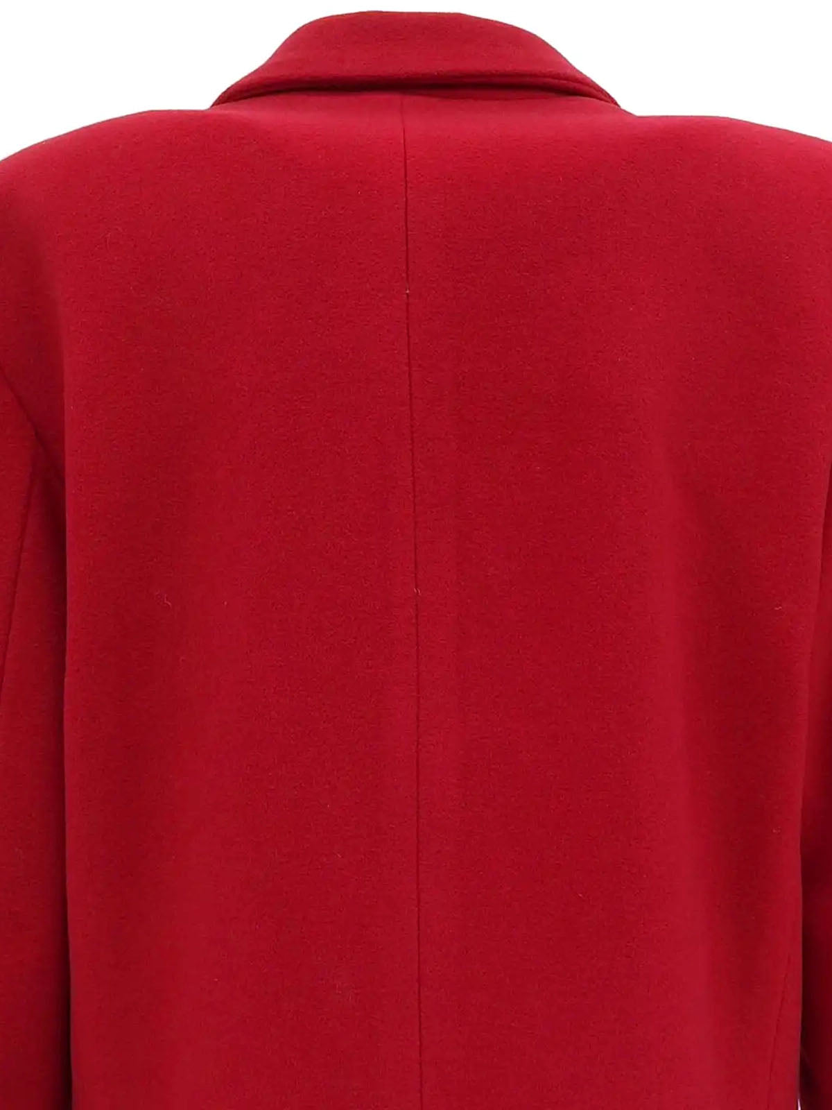 ウールダブルブレストジャケット　レッド