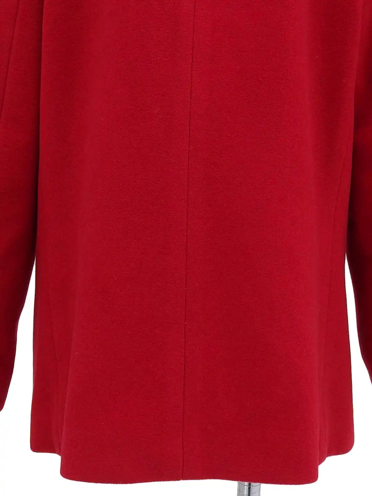 ウールダブルブレストジャケット　レッド