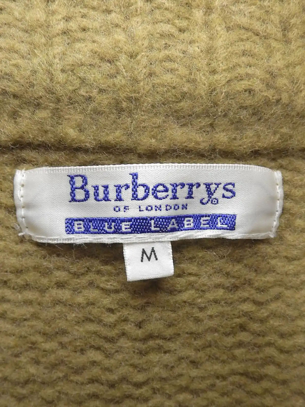 ウールハイネックニットセーター カーキ