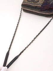2014 tweed CC mark star chain shoulder bag, multicolor