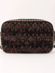 2014 tweed CC mark star chain shoulder bag, multicolor