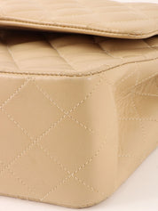 1995 Classic Flap Chain Bag 25cm Beige