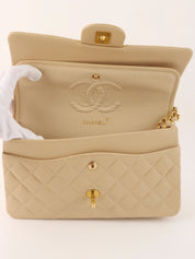 1995 Classic Flap Chain Bag 25cm Beige